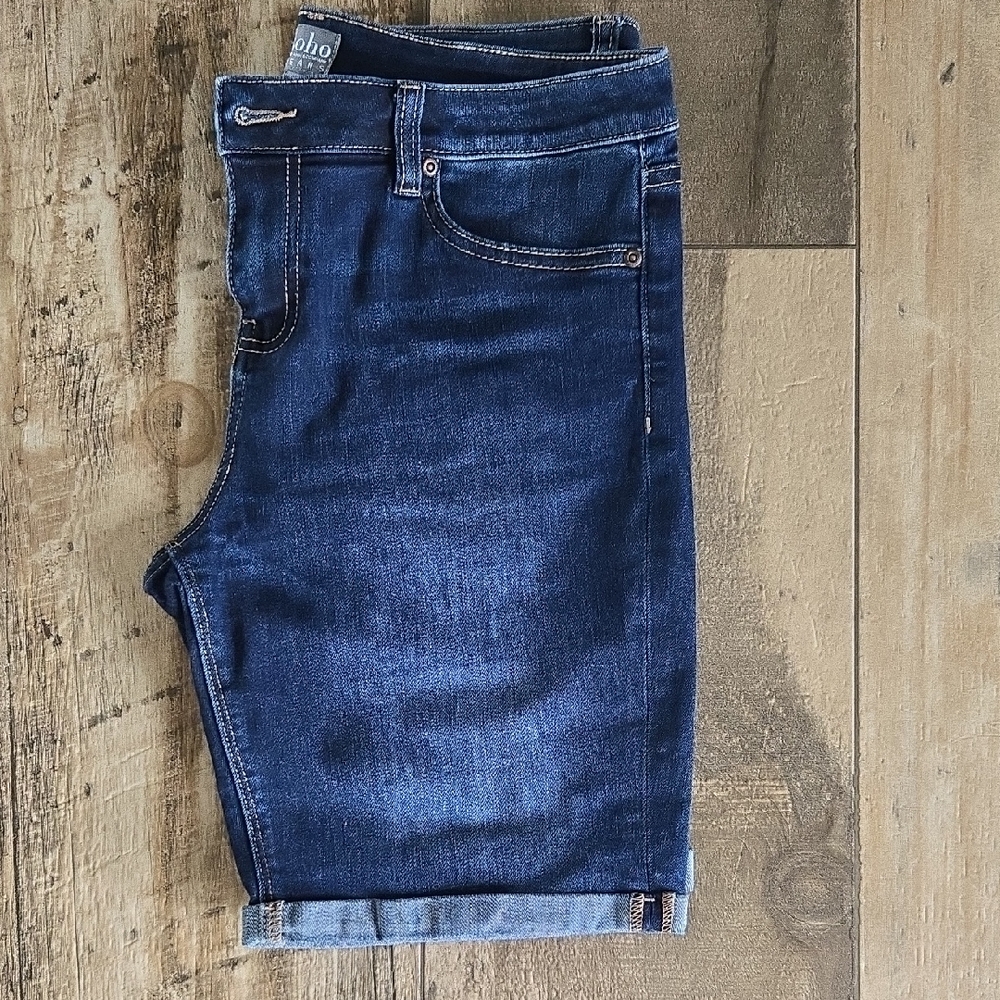 Blue Denim Shorts